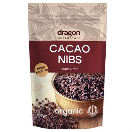 Criollo Bio-Kakaobohnen, 200 g, Dragon Superfoods