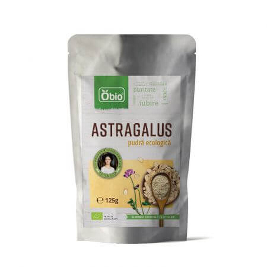 Astragalus Bio-Pulver, 125 g, Obio