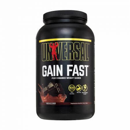 Gain Fast Gainer Protein Powder, Chocolat, 2300 g, Universal