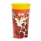 Tasse d&#39;apprentissage Miracle 360 Wildlove, +12 mois, Girafe, 266 ml, Munchkin
