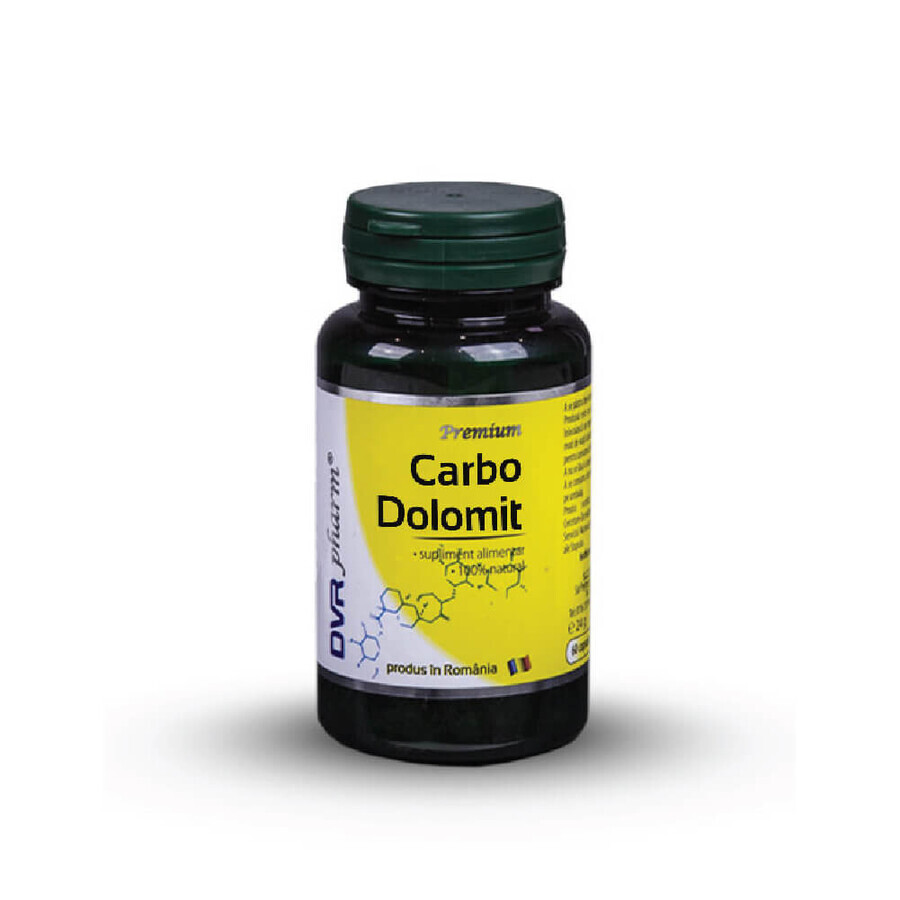 Carbo Dolomit, 60 gélules, DVR Pharm