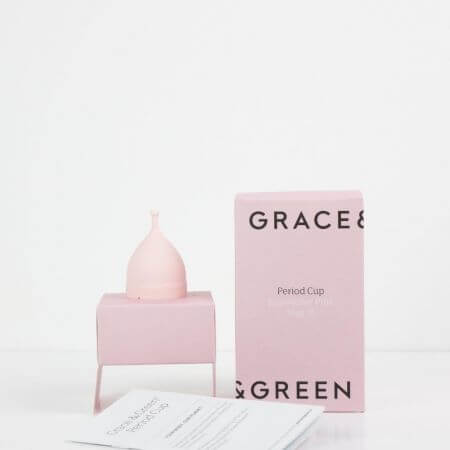 Menstruationstasse Größe A, Grace und Grün