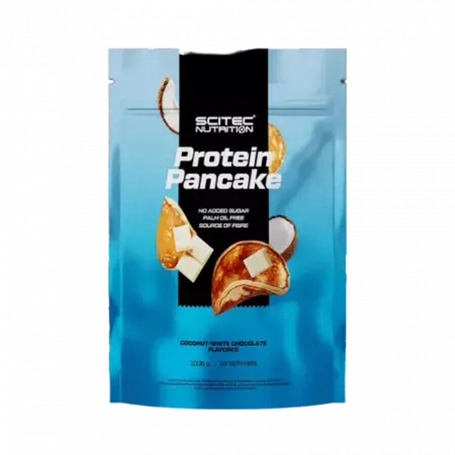 Protein-Pfannkuchen mit weißer Schokolade und Kokosnuss, 1036 gr, Scitec