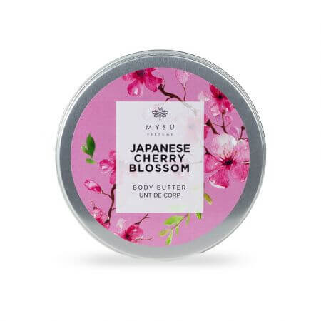 Beurre corporel, Fleur de cerisier, 185 ml, Mysu Parfume