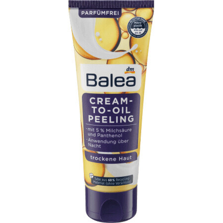 Balea Exfoliating Night Cream-Oil, 75 ml
