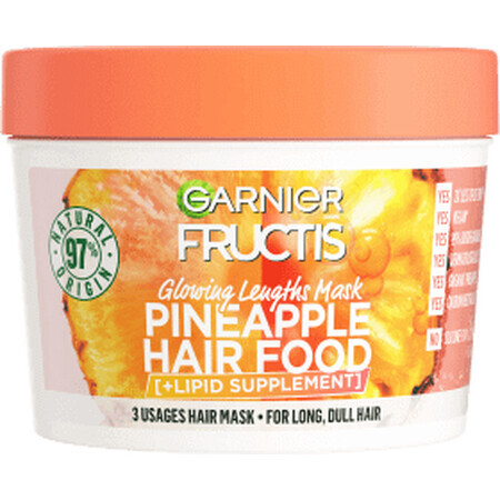Garnier Fructis Lange Haarmaske Haarnahrung Ananas, 390 ml