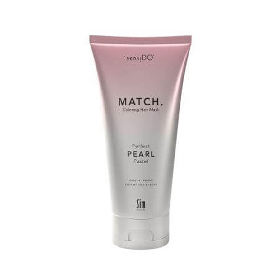 Masque capillaire colorant Perfect Pearl Pastel, 200ml, Sensido Match