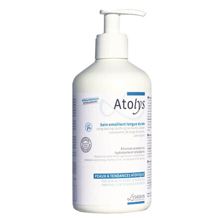 Emulsion pour peau atopique Atolys, 500 ml, Lab Lysaskin