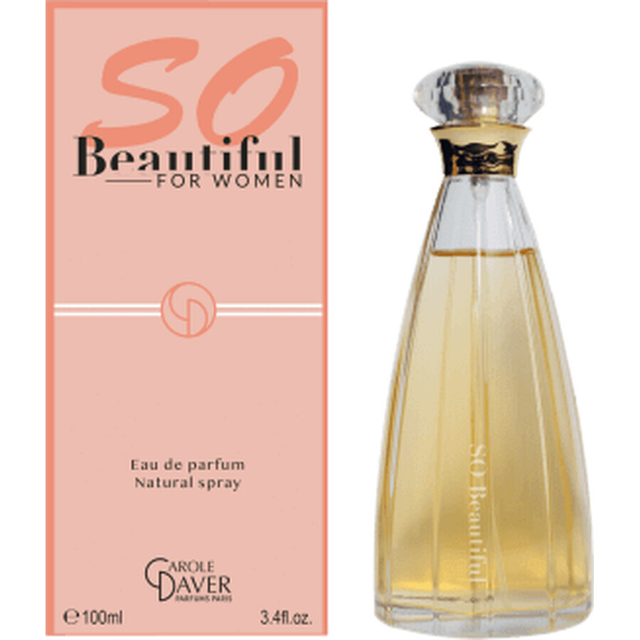 Carole Daver Eau de parfum SO Beautiful, 100 ml