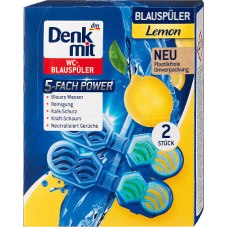 Denkmit Toilet freshener lemon, 2 pcs.