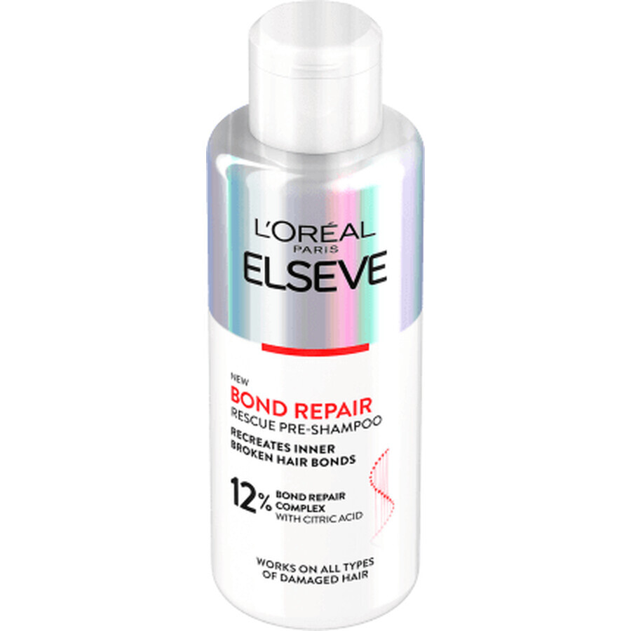 Elseve Bond Repair Pre-shampoo per tutti i tipi di capelli danneggiati, 200 ml