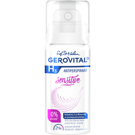 Gerovital Sensitive Deodorant Spray, 40 ml