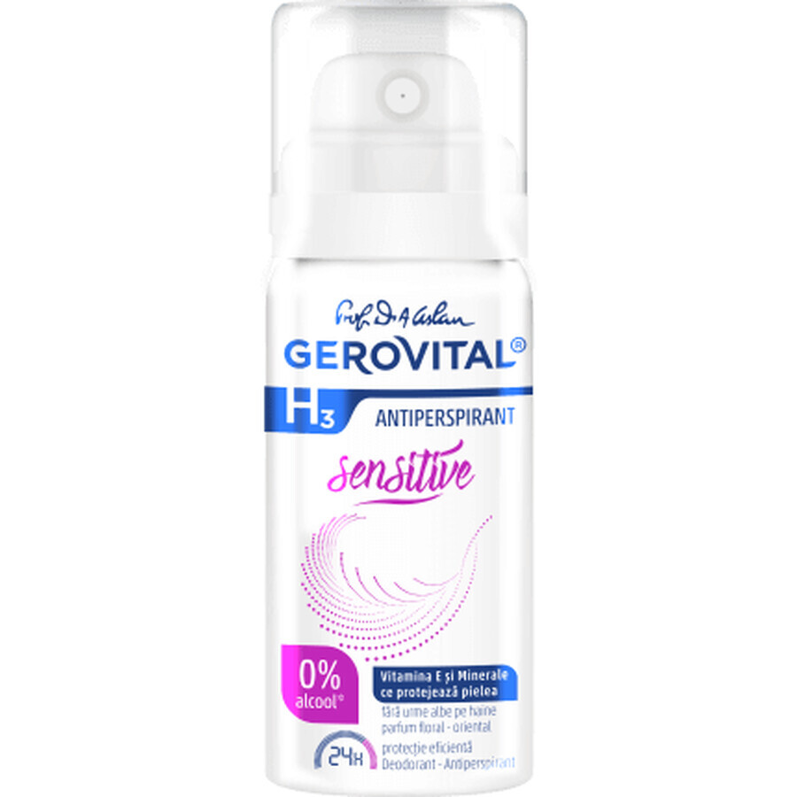 Gerovital Deodorante spray sensibile, 40 ml