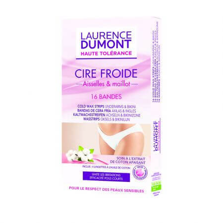 Bandes de cire froide pour le maillot et les aisselles, 16 + 4 pièces, Eugene Perma