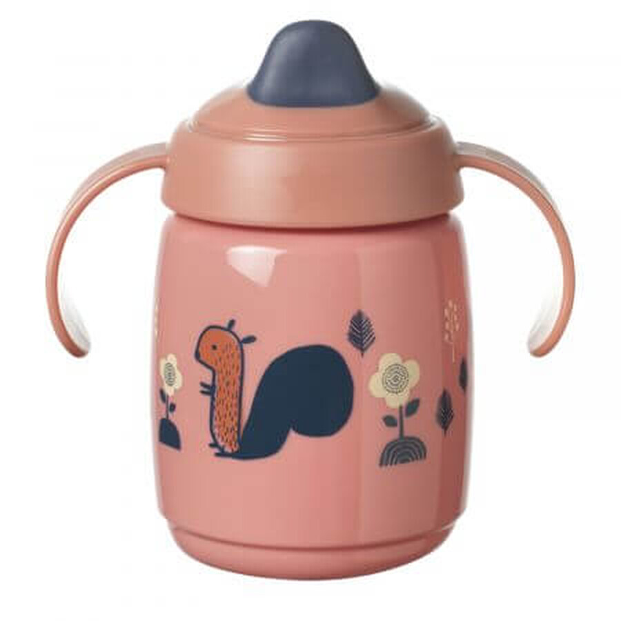 Tasse à sirop avec couvercle, + 6 mois, rose, Tommee Tippee