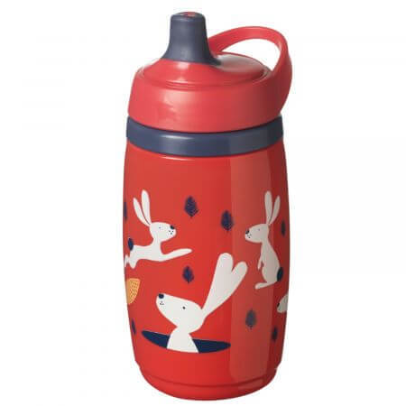 Tasse isotherme Sportee avec couvercle, + 12 mois, rouge, Tommee Tippee