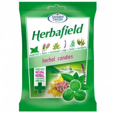 Gouttes de menthe et d'herbes, 85 g, Herbafield