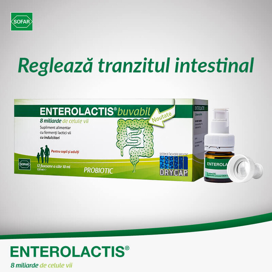 Enterolactis oral, 12 flacons, Sofar