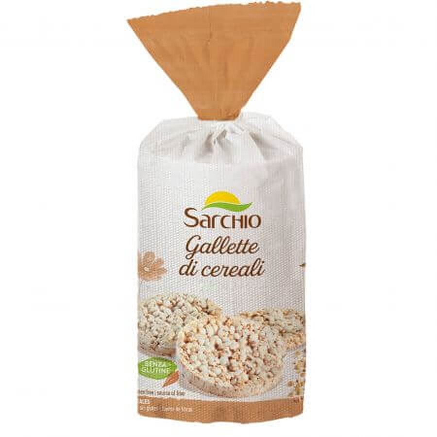 Rondelles de céréales bio sans gluten, 100g, Sarchio