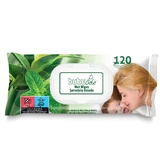 Wet napkins with aloe vera and mint, 120 pieces, Bubu Bebe