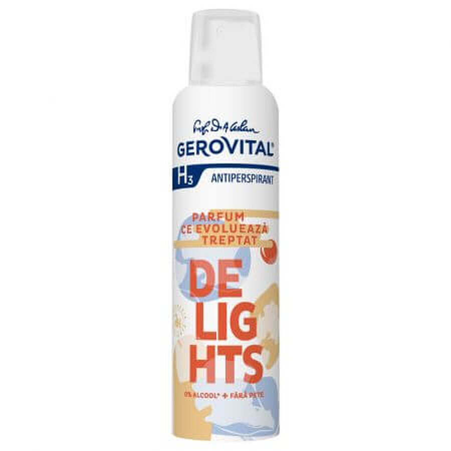 Antiperspirant Delights H3, 150 ml, Gerovital