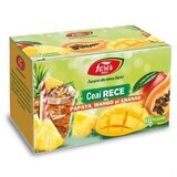 Thé froid à la papaye, à la mangue et à l'ananas, 12 sachets, Fares