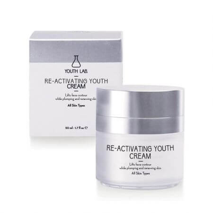 Crème hydratante pour le visage avec effet lifting instantané, 50 ml, Youth Lab