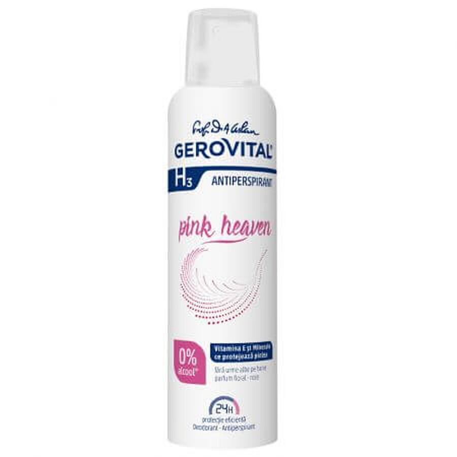 Déodorant anti-transpirant Pink Heaven H3, 150 ml, Gerovital