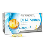 Complexe DHA Oméga 3 avec Vitamine E, 60 gélules, Marnys