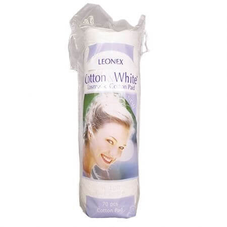 Cotton & White Reinigungskissen, 70 Stück, Leonex