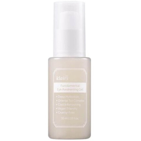 Fundamental Gel hydratant et tonifiant pour les yeux, 35 ml, Klairs