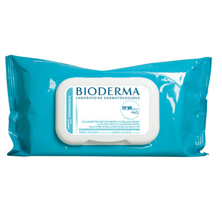 Bioderma BCDerm Feuchte Reinigungstücher für Kinder, 60 Stück