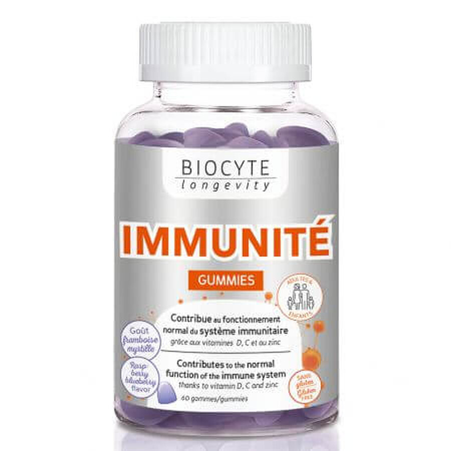Immunite Gummibärchen, 60 Geleebonbons, Biocyte