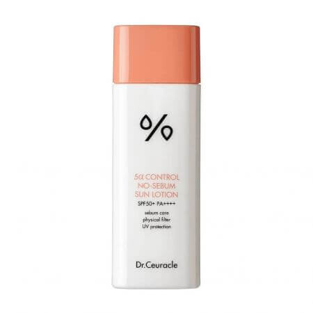 Lait solaire anti-sébum SPF50+ PA++++ 5a Control, 50 ml, Dr Ceuracle