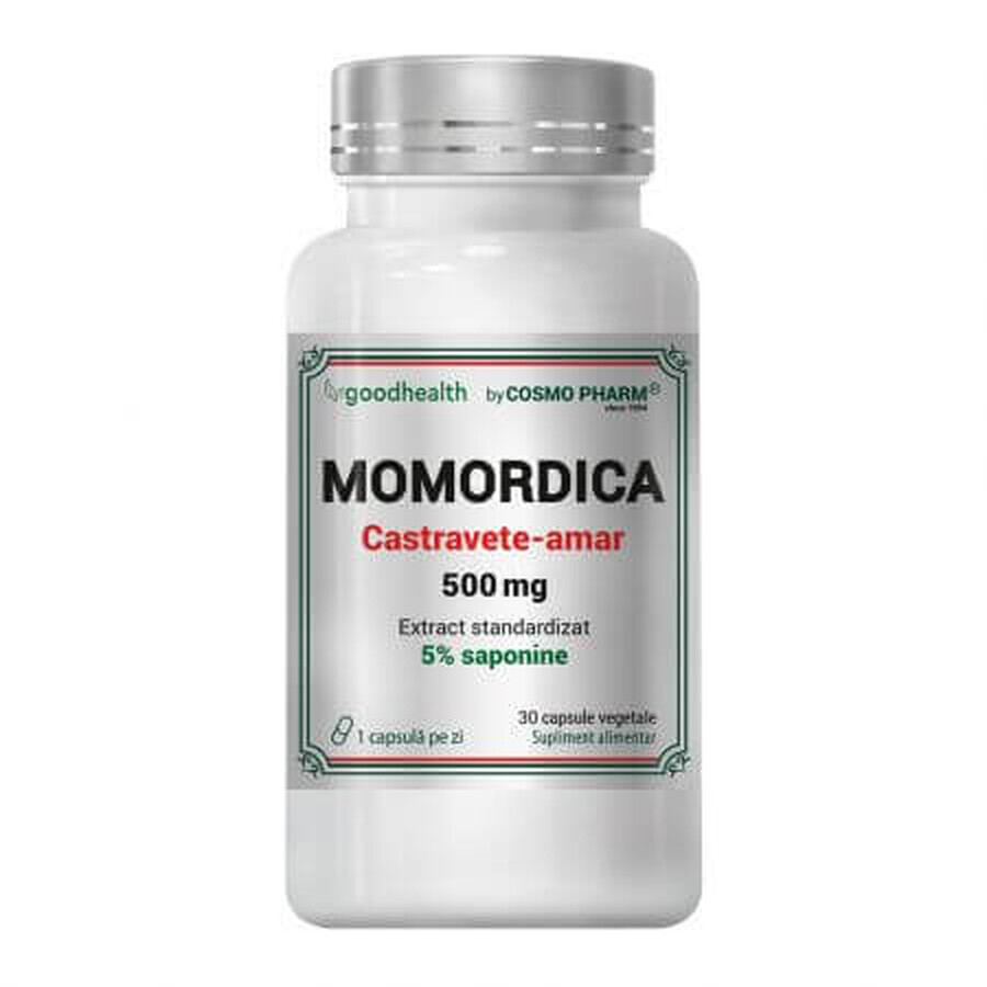 Momordica, 500 mg, 30 gélules végétales, Cosmopharm