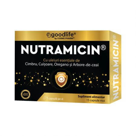 Nutramicin, 15 gélules, Cosmopharm