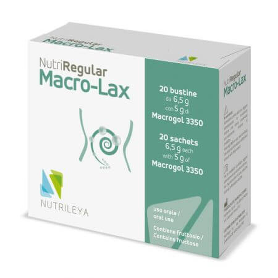 Nutriregular Macro-Lax, 20 sachets, Nutrileya