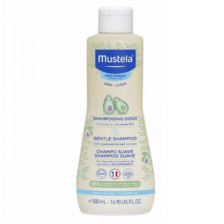 Shampooing doux pour enfants, 500 ml, Mustela