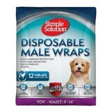 Diapers for dogs Male very small size (XS), 12 pieces, Simple Solution