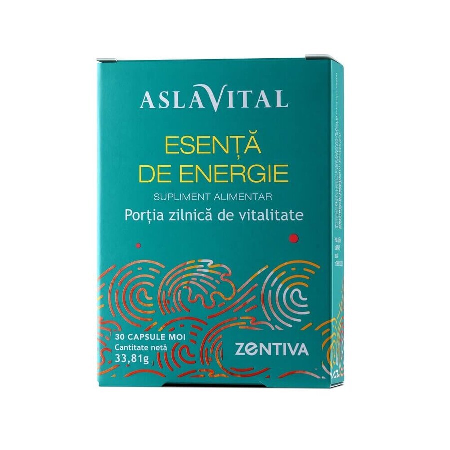 Essence d'énergie, Aslavital Daily Vitality Portion, 30 softgels, Zentiva