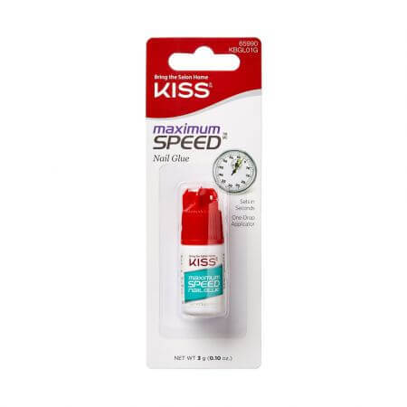 Maximum Speed falscher Nagelkleber, 3 g, Kiss