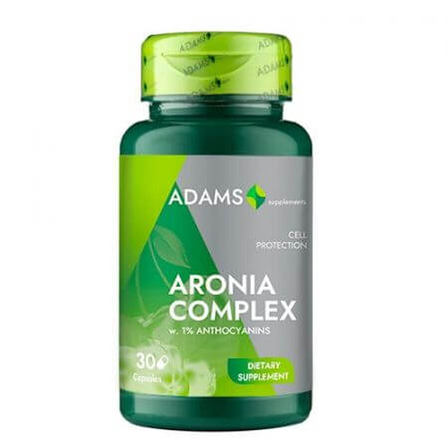 Complexe d'Aronia, 300 mg, 30 gélules, Adams Vision