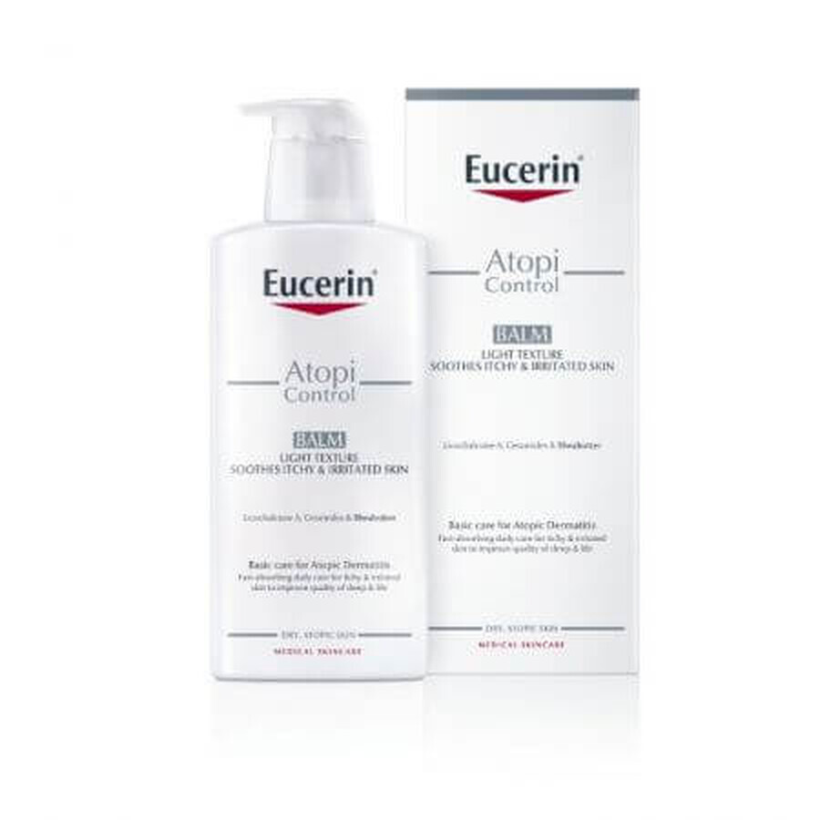 Balsamo corpo dalla texture leggera AtopiControl, 400 ml, Eucerin