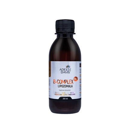 B-Complex Forte Liposomal, liquide, 200 ml, Adelle Davis