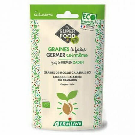 Brocoli Calabrese graines germées Bio, 100 g, Germline