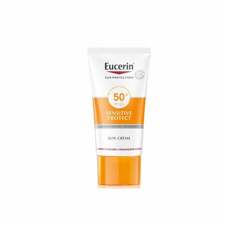 Eucerin Sensitive Protect Crème solaire pour le visage SPF 50+, 50 ml