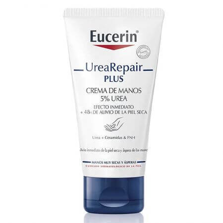 Eucerin UreaRepair Plus Hand Cream avec 5% d'urée, 75 ml
