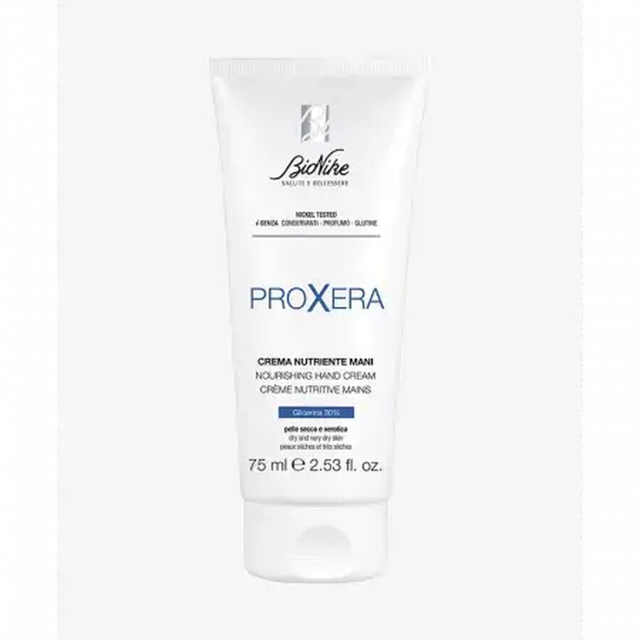 Proxera Crème nourrissante pour les mains pour les peaux sèches, 75 ml, BioNike