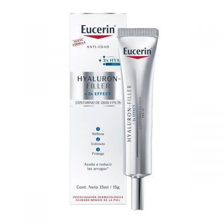 Eucerin Hyaluron Filler Triple Anti-Aging Eye Cream, 15 ml