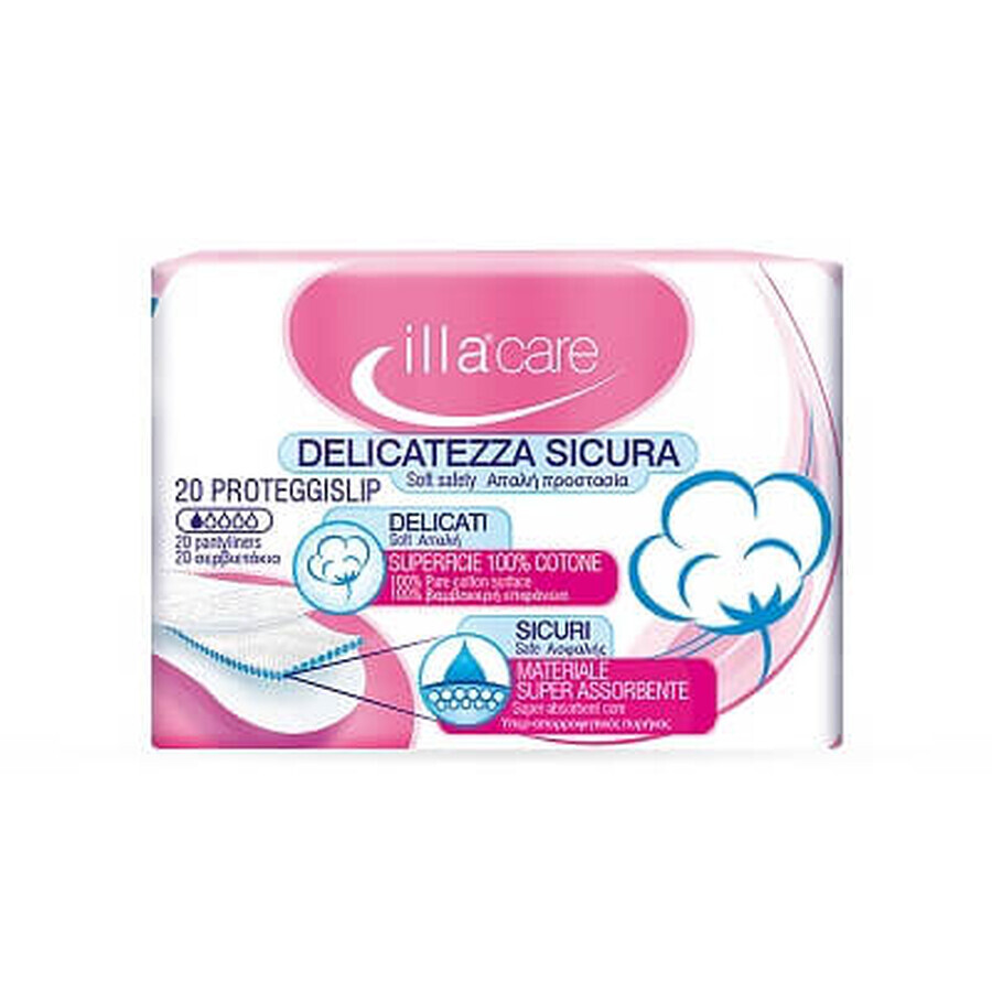 Tampons de coton quotidiens Illa Care, 20 pièces, Pietrasanta Pharma